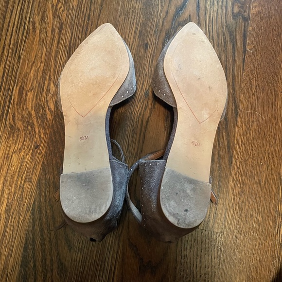 Halogen Grey Pointy Toed Flats - Size 6.5 - Picture 2 of 5